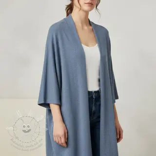 Svetrovina BIG KNIT blue