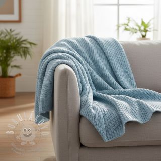 Svetrovina BIG KNIT baby blue