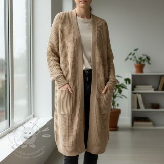 Svetrovina BIG KNIT beige