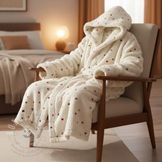 Kabátovina TEDDY Tossed hearts multi