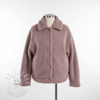 Kabátovina TEDDY dark powder