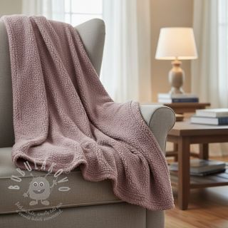 Kabátovina TEDDY dark powder