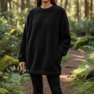 Kabátovina TEDDY black