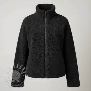 Kabátovina TEDDY black