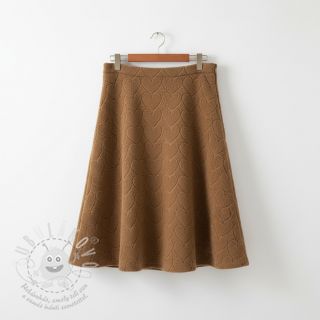 Kabátovina TEDDY Hearts in hearts brown