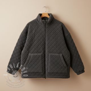 Kabátovina TEDDY Diamond dark grey