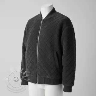 Kabátovina TEDDY Diamond dark grey