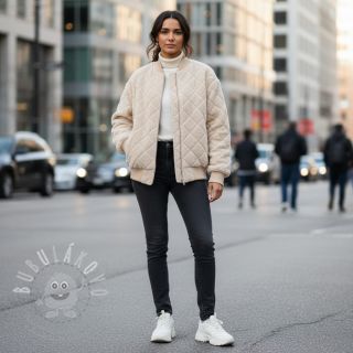 Kabátovina TEDDY Diamond beige