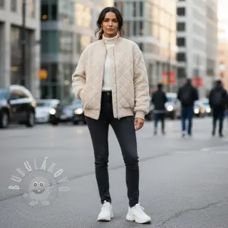 Kabátovina TEDDY Diamond beige
