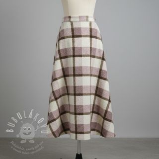 Kabátovina Bouclé Squares design C