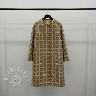 Kabátovina Bouclé Squares design A