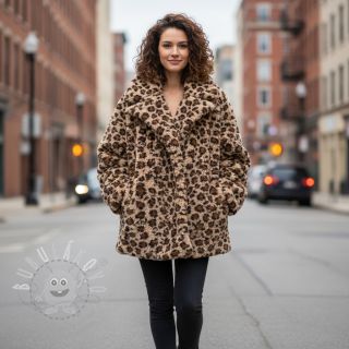 Kabátovina TEDDY Panthera light sand