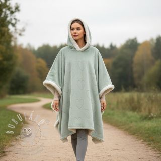 Kojenecký plyš TEDDY Hearts old green