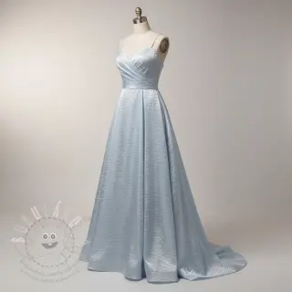 Satén DION light blue