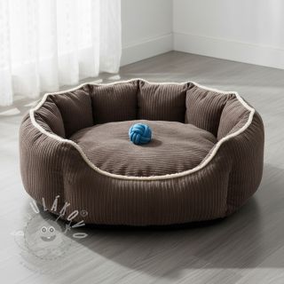 Manšestr Cofur fleece dark brown