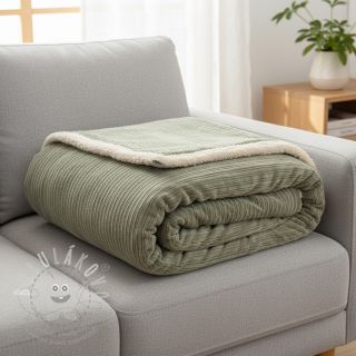 Manšestr Cofur fleece camo green