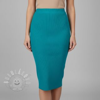 Manšestr tenký light petrol