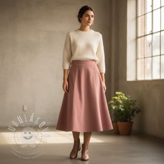 Manšestr tenký light purple