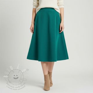 Manšestr tenký petrol