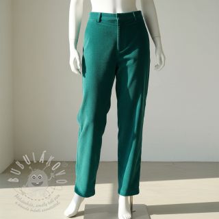 Manšestr tenký petrol