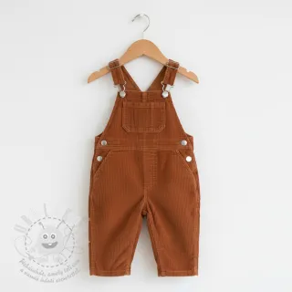Manšestr 6W WASHED STRETCH brick