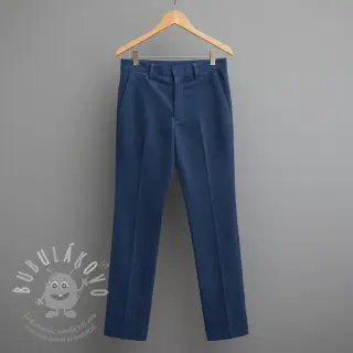 Manšestr 6W WASHED STRETCH marine
