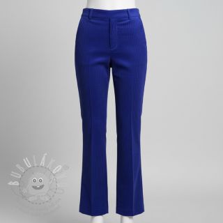 Manšestr 6W WASHED STRETCH cobalt