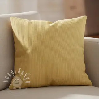 Manšestr 6W WASHED STRETCH light yellow