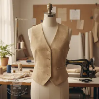 Manšestr 6W WASHED STRETCH light yellow