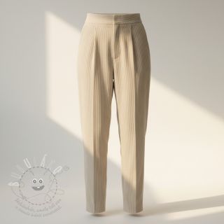 Manšestr 6W WASHED STRETCH natural