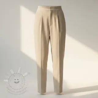 Manšestr 6W WASHED STRETCH natural
