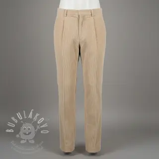 Manšestr 6W WASHED STRETCH sand