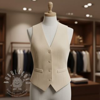 Manšestr 6W WASHED STRETCH sand