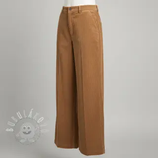 Manšestr 6W WASHED STRETCH camel