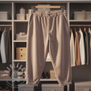 Manšestr 6W WASHED STRETCH old pink