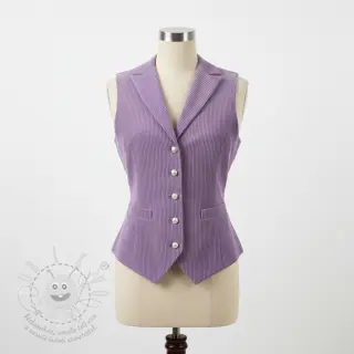 Manšestr 6W COTTON TOUCH lilac