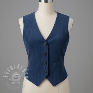 Manšestr 6W COTTON TOUCH blue