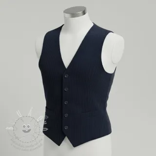 Manšestr 6W COTTON TOUCH navy