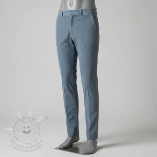 Manšestr 6W COTTON TOUCH light blue