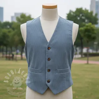 Manšestr 6W COTTON TOUCH light blue