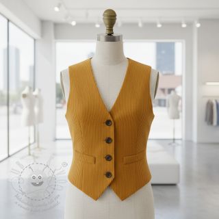 Manšestr 6W COTTON TOUCH ochre