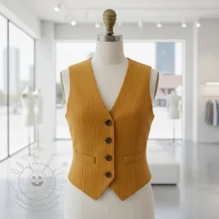 Manšestr 6W COTTON TOUCH ochre