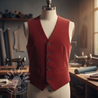 Manšestr 6W COTTON TOUCH red