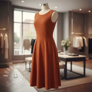 Manšestr 6W COTTON TOUCH rust