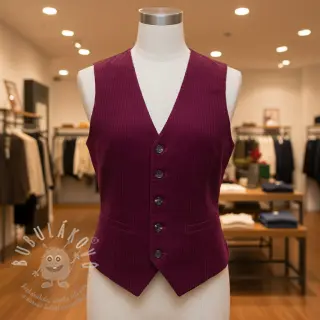 Manšestr 6W COTTON TOUCH bordeaux