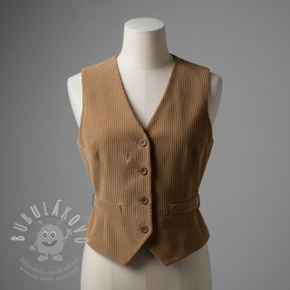 Manšestr 6W COTTON TOUCH taupe