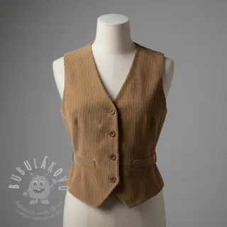 Manšestr 6W COTTON TOUCH taupe