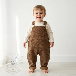 Manšestr STRETCH Little deer taupe