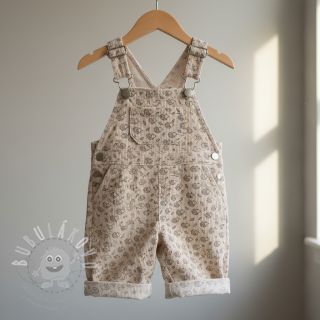 Manšestr STRETCH Little hedgehog light sand