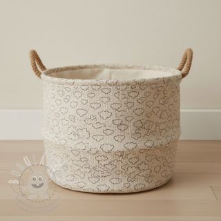 Manšestr STRETCH Little clouds light sand